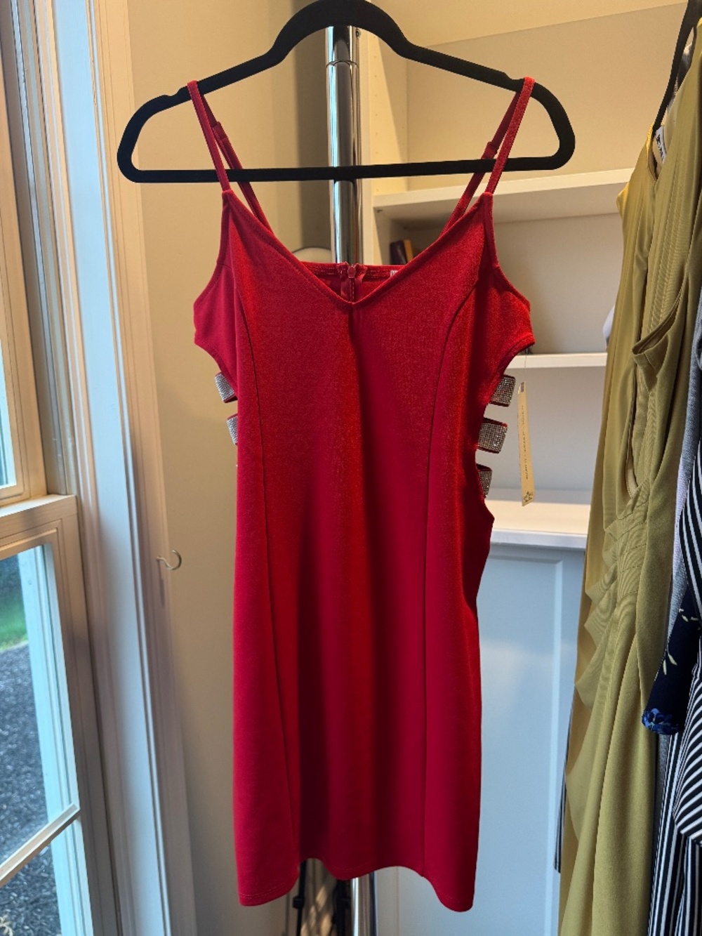 New Sexy Red Dress- Size XL